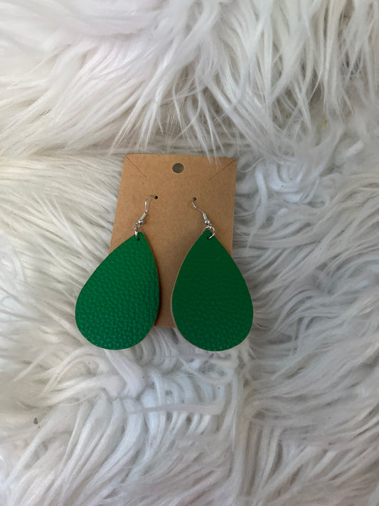 New faux leather  earring