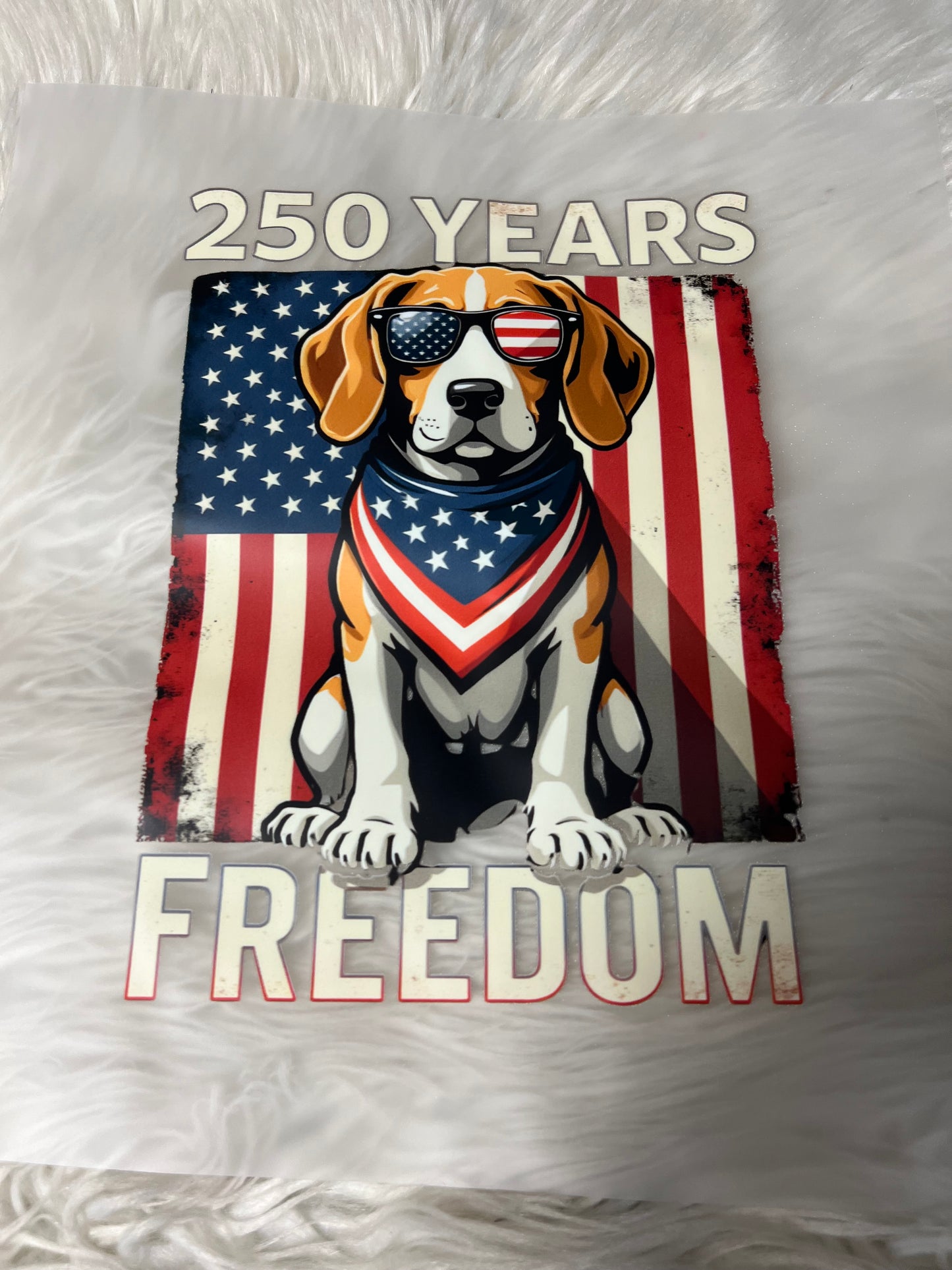 New DTF USA design 250 anniversary