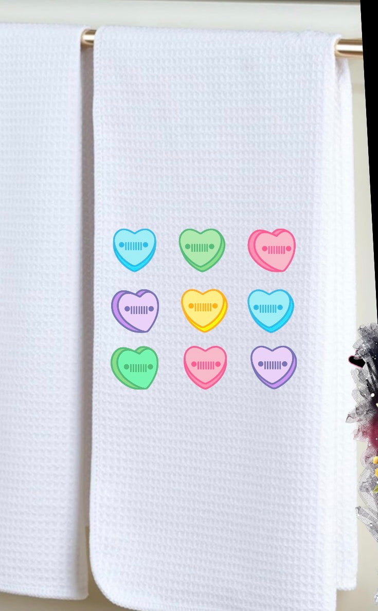 Decorative hand towel