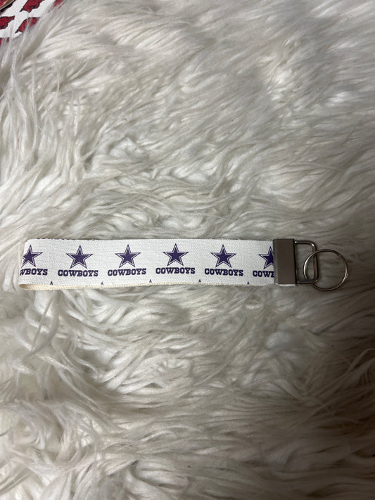 New keychain wristlet football