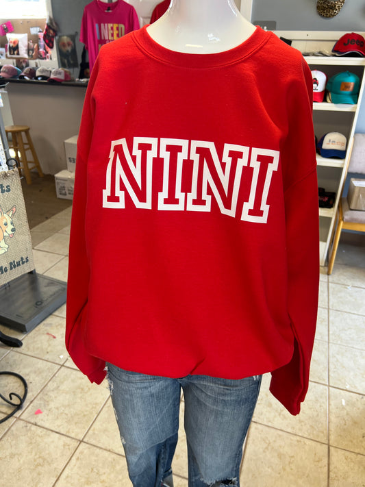 New crewneck sweatshirt unisex NINI