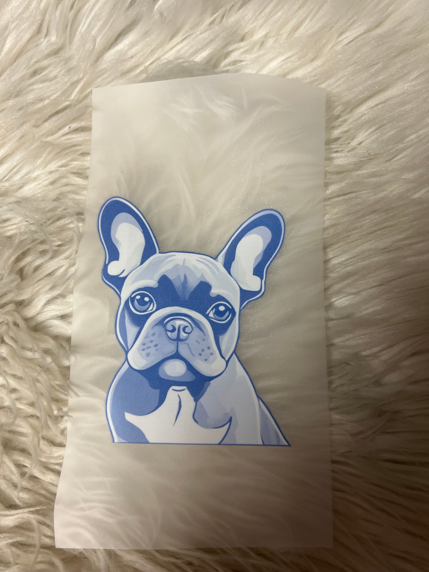 DTF print frenchie