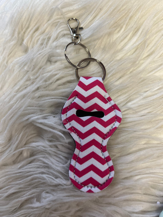 New Chapstick keychain holder pink