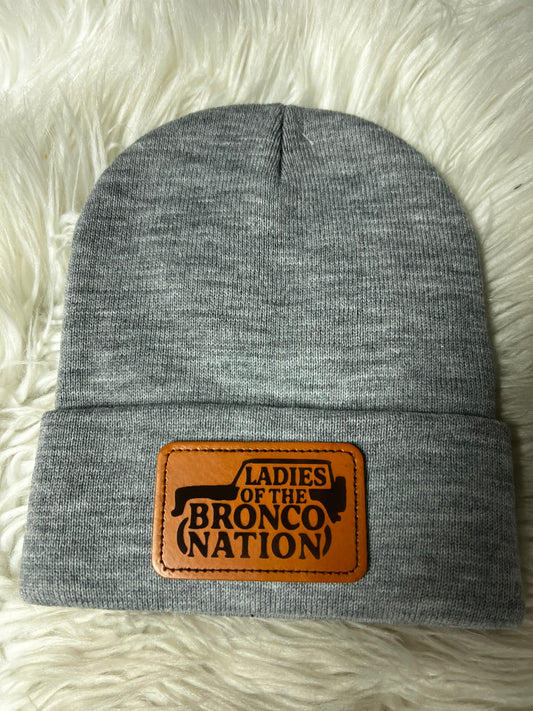 Ladies of the B nation beanie gray