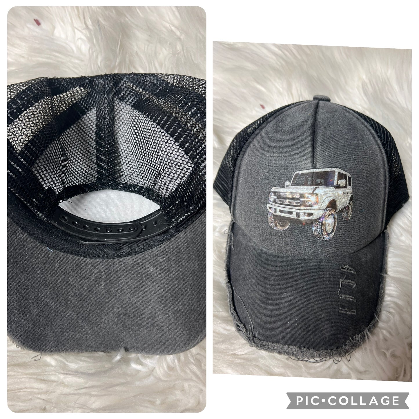 Brand new distressed hat