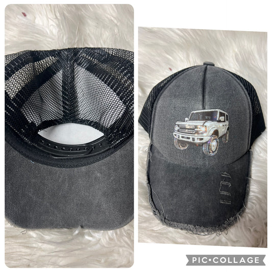 Brand new distressed hat