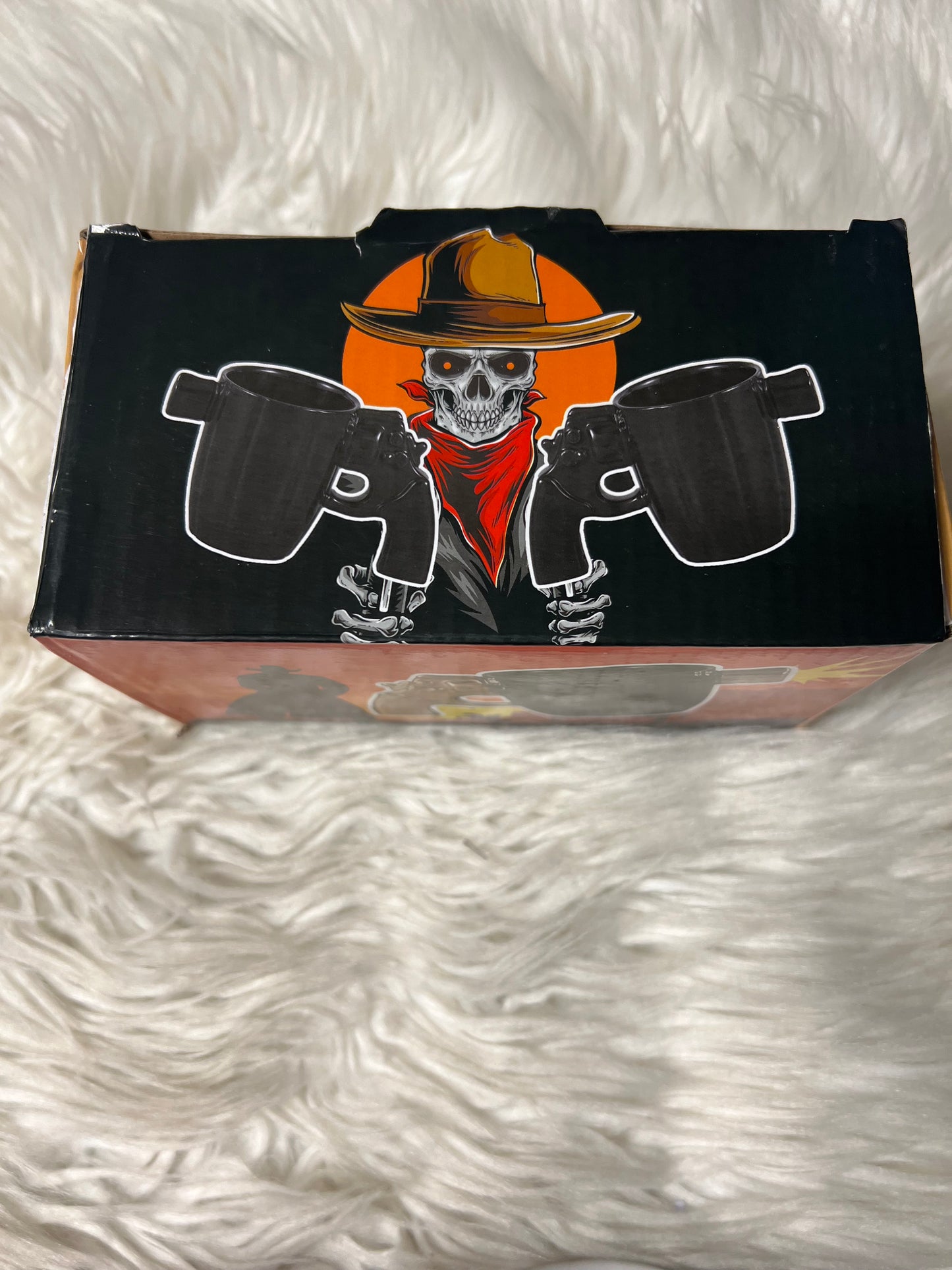 New in box ceramic gun mug