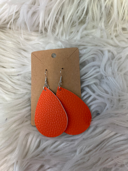 New faux leather  earring