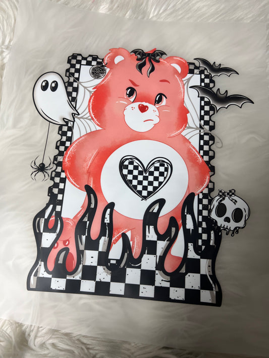 New funny DTF red bear