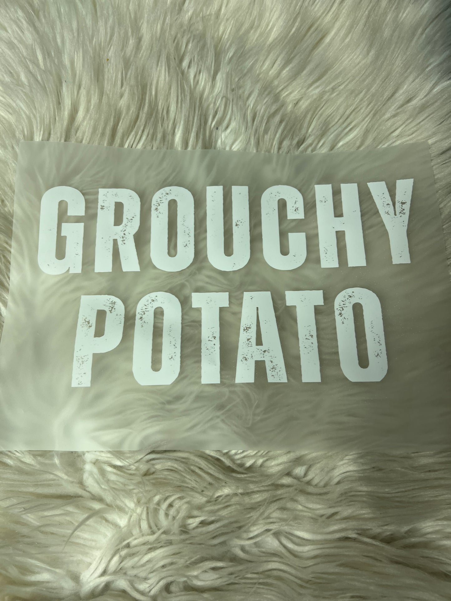 New DTF grouchy  potato 