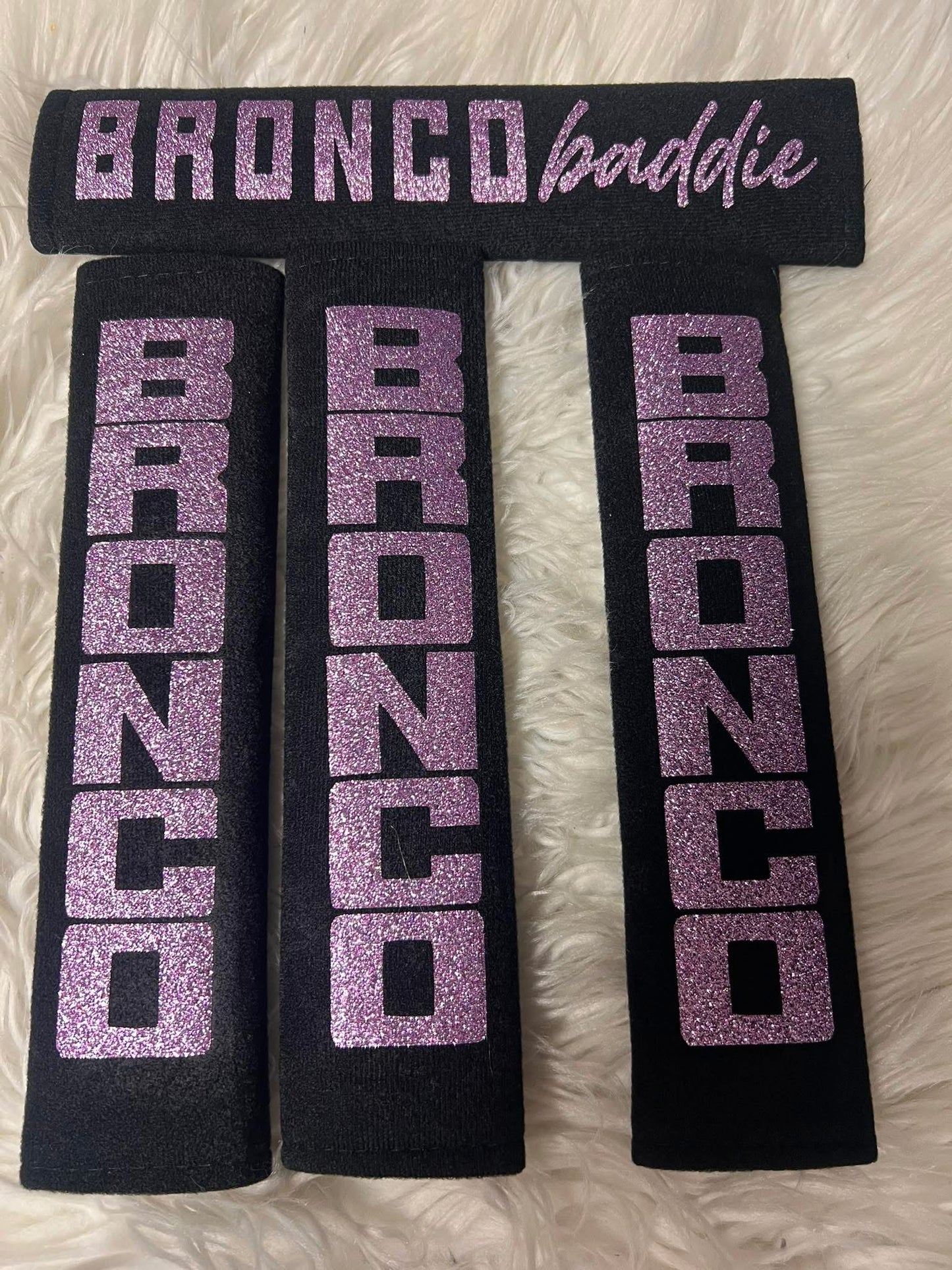 New seatbelt covers set