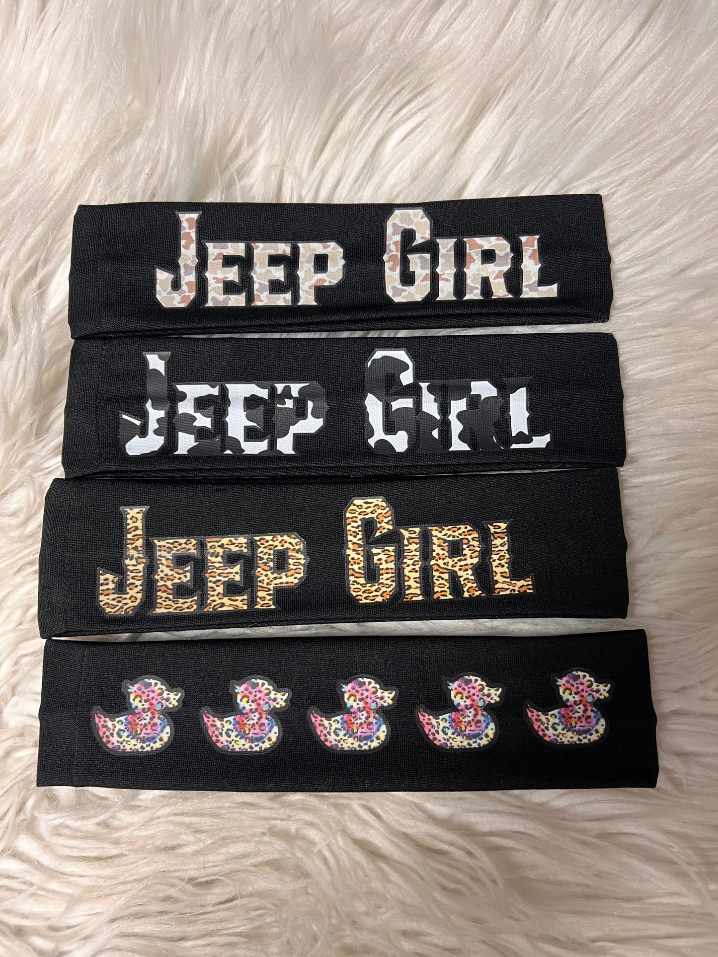 New black headband set of 4