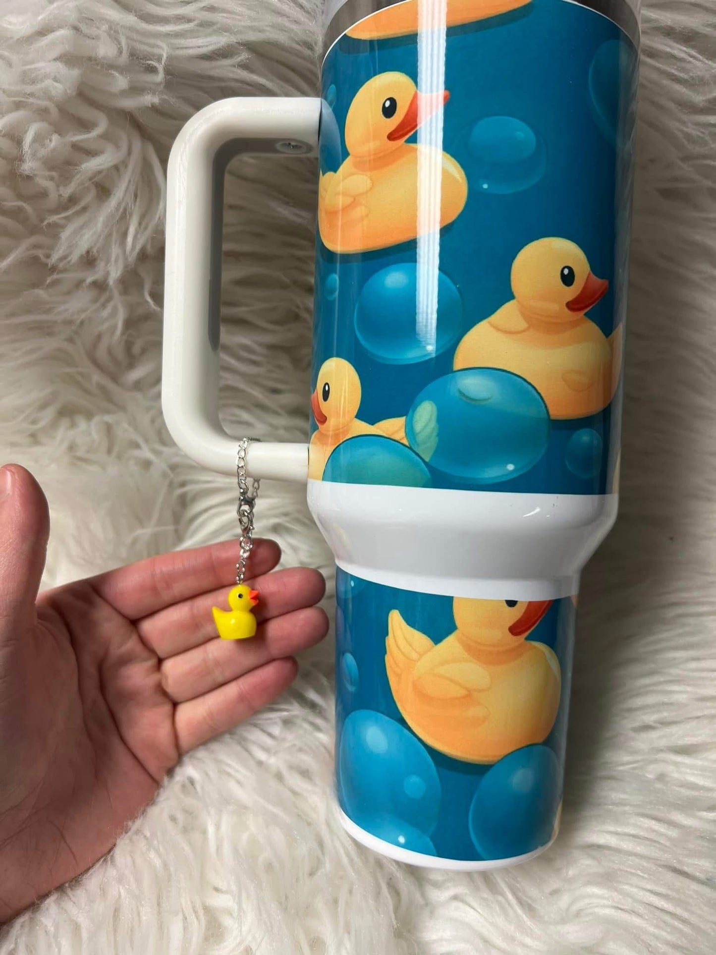 New. Duck themed 40 ounce Tumblr