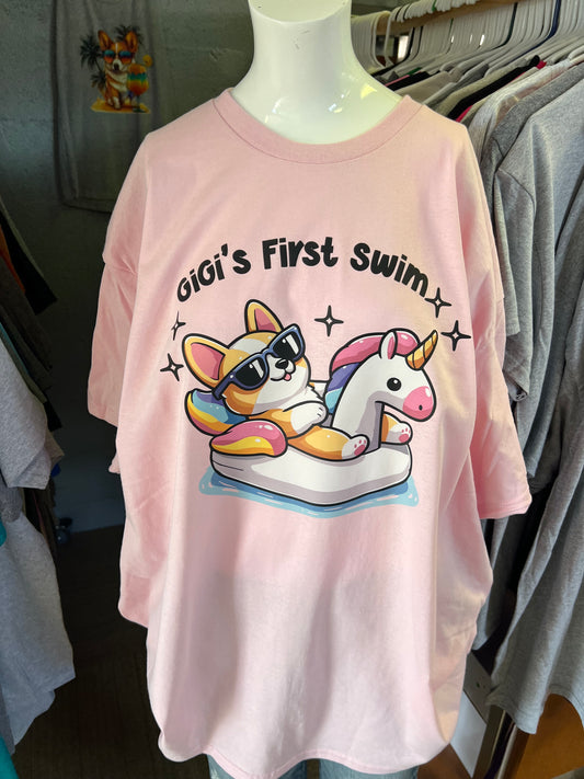 New  unisex T-shirt corgi
