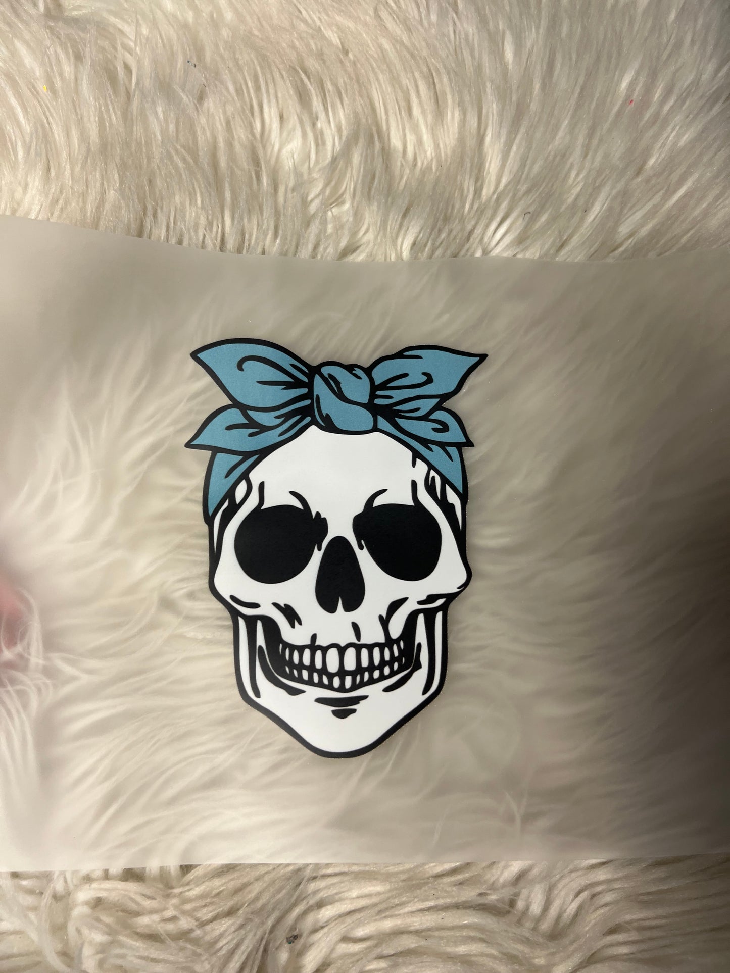 DTF skull bow