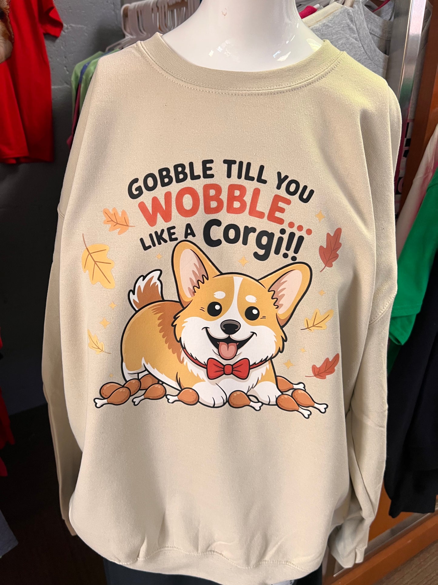 New unisex corgi Thanksgiving