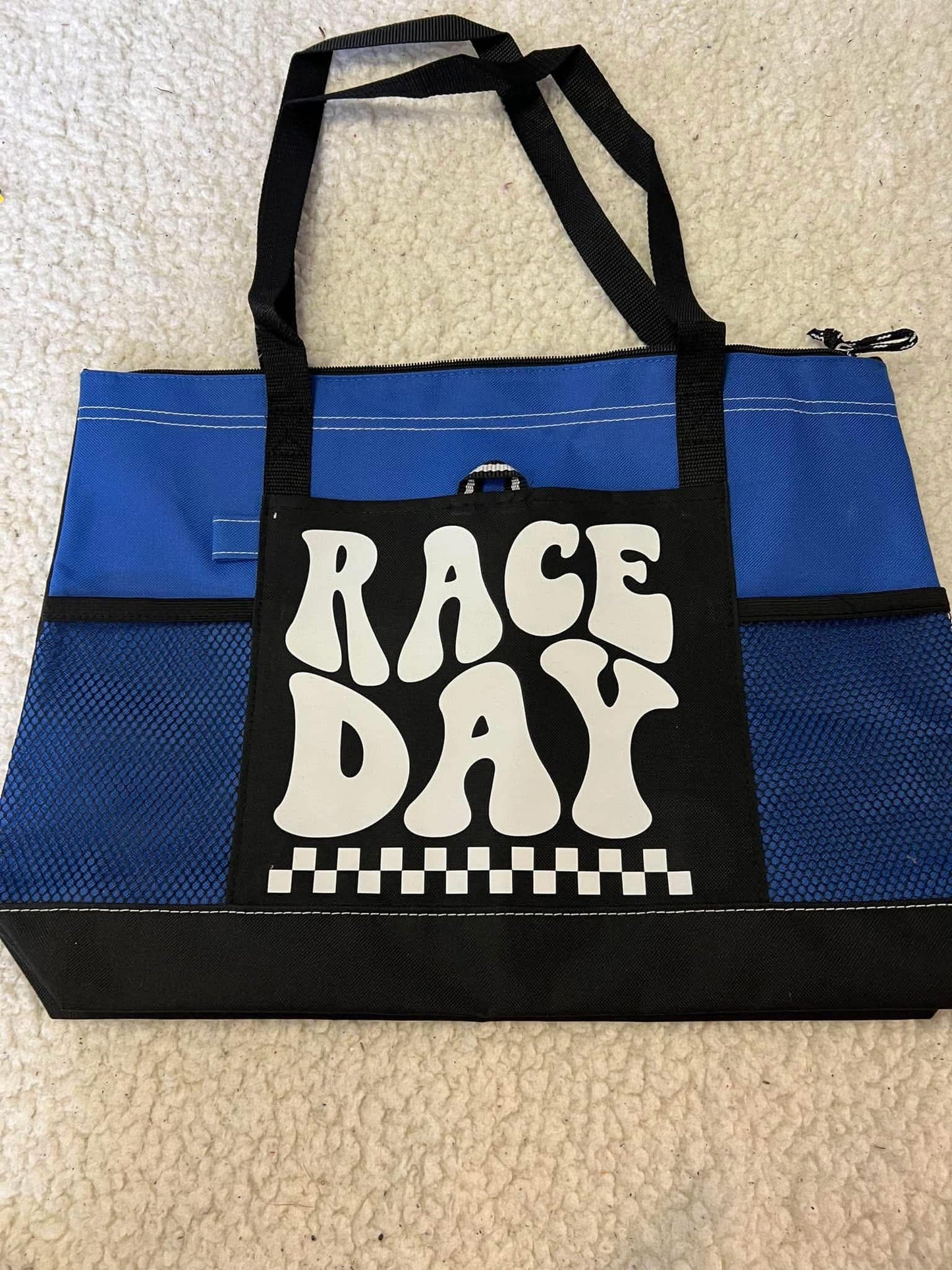 New tote bag race day