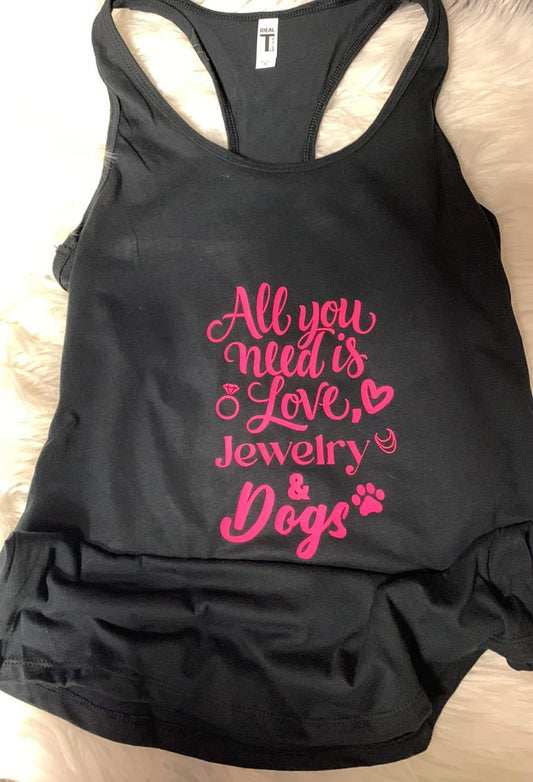 New ladies next level, Razorback tank top dogs, and jewelry
