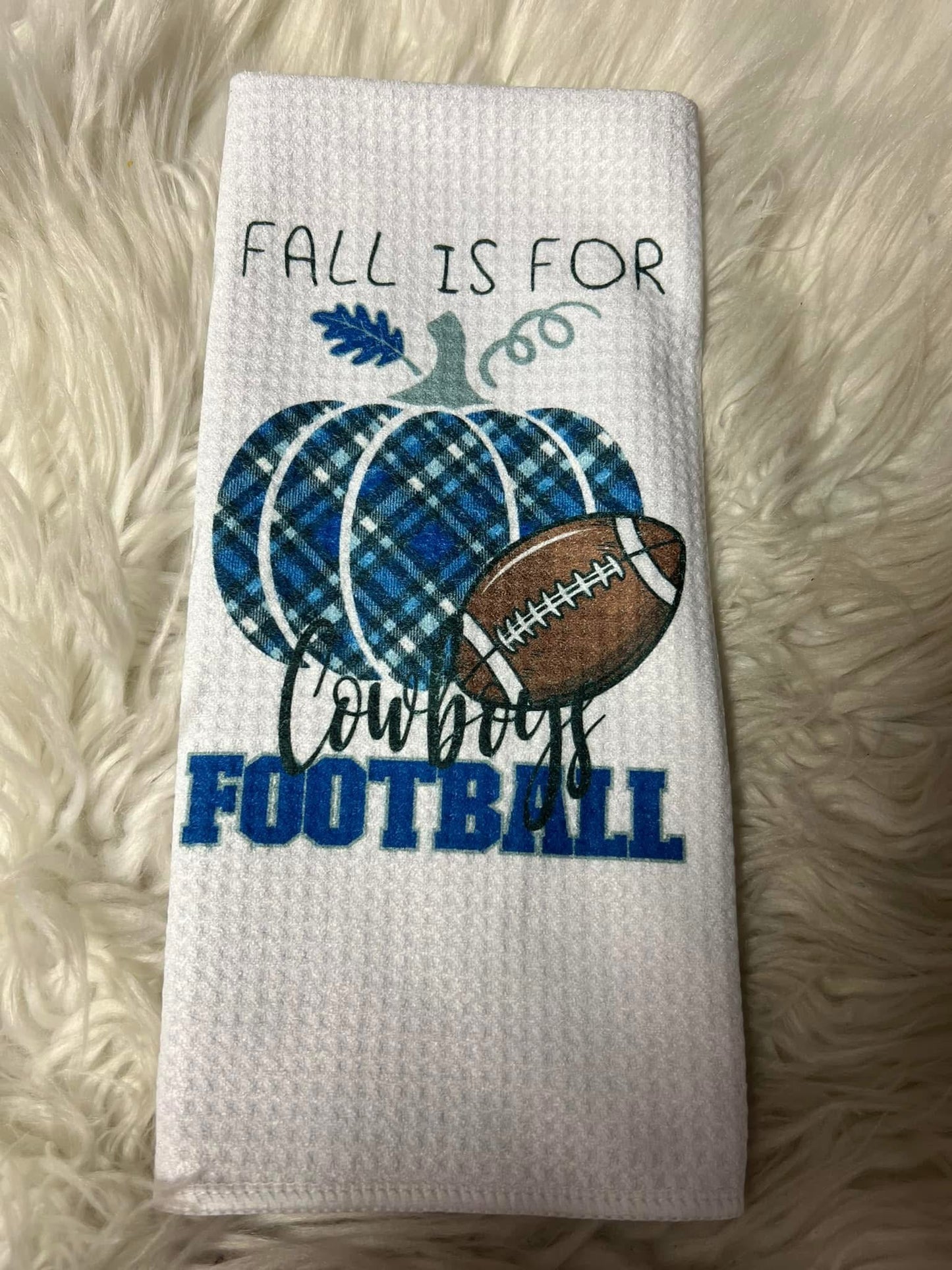 Decorative hand towel football