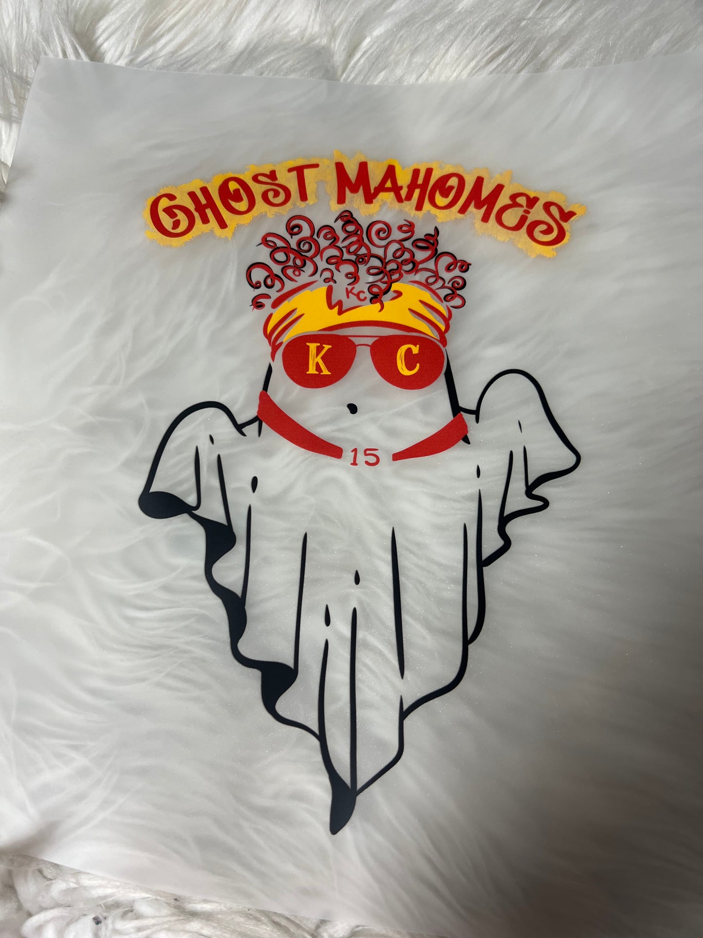 New DTF football ghost Halloween 