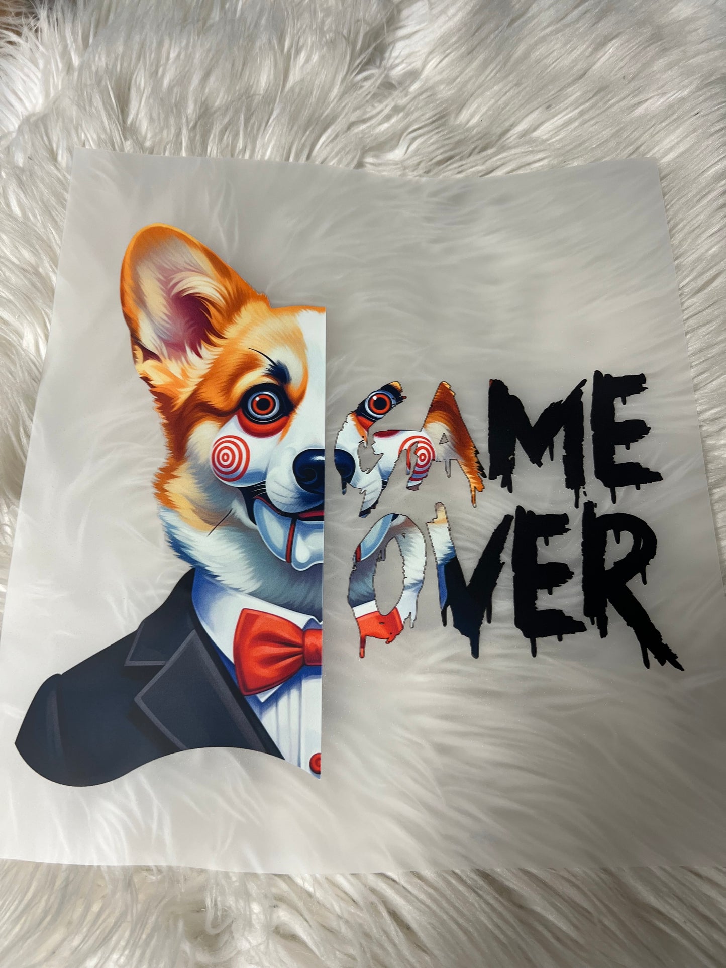 New DTF corgi Halloween