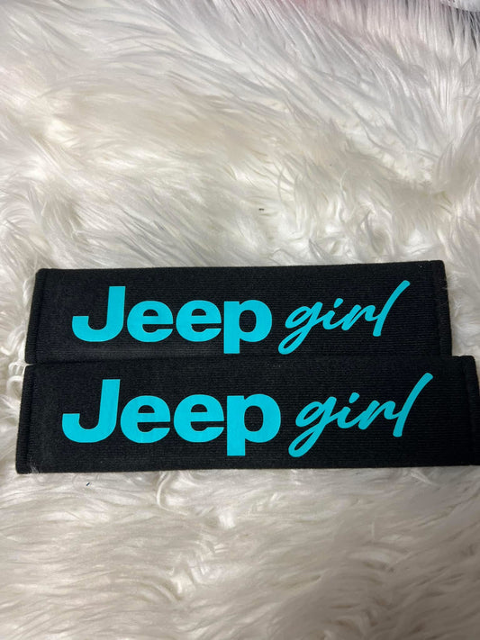 New seatbelt covers teal