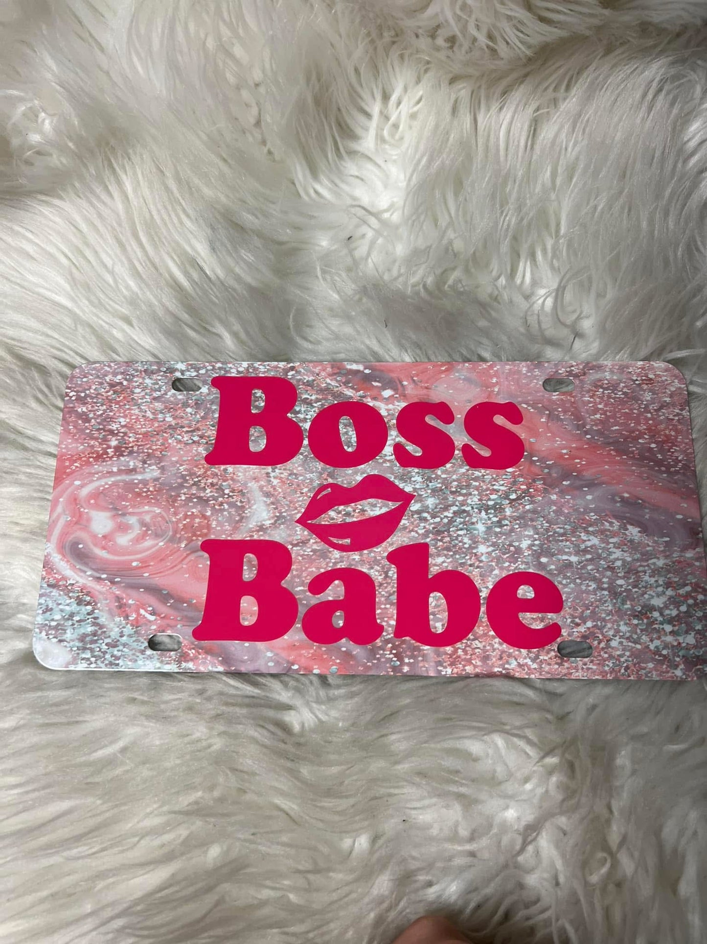 New vanity plate boss babe