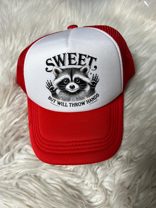 New hat sweet, but will throw hands, Red