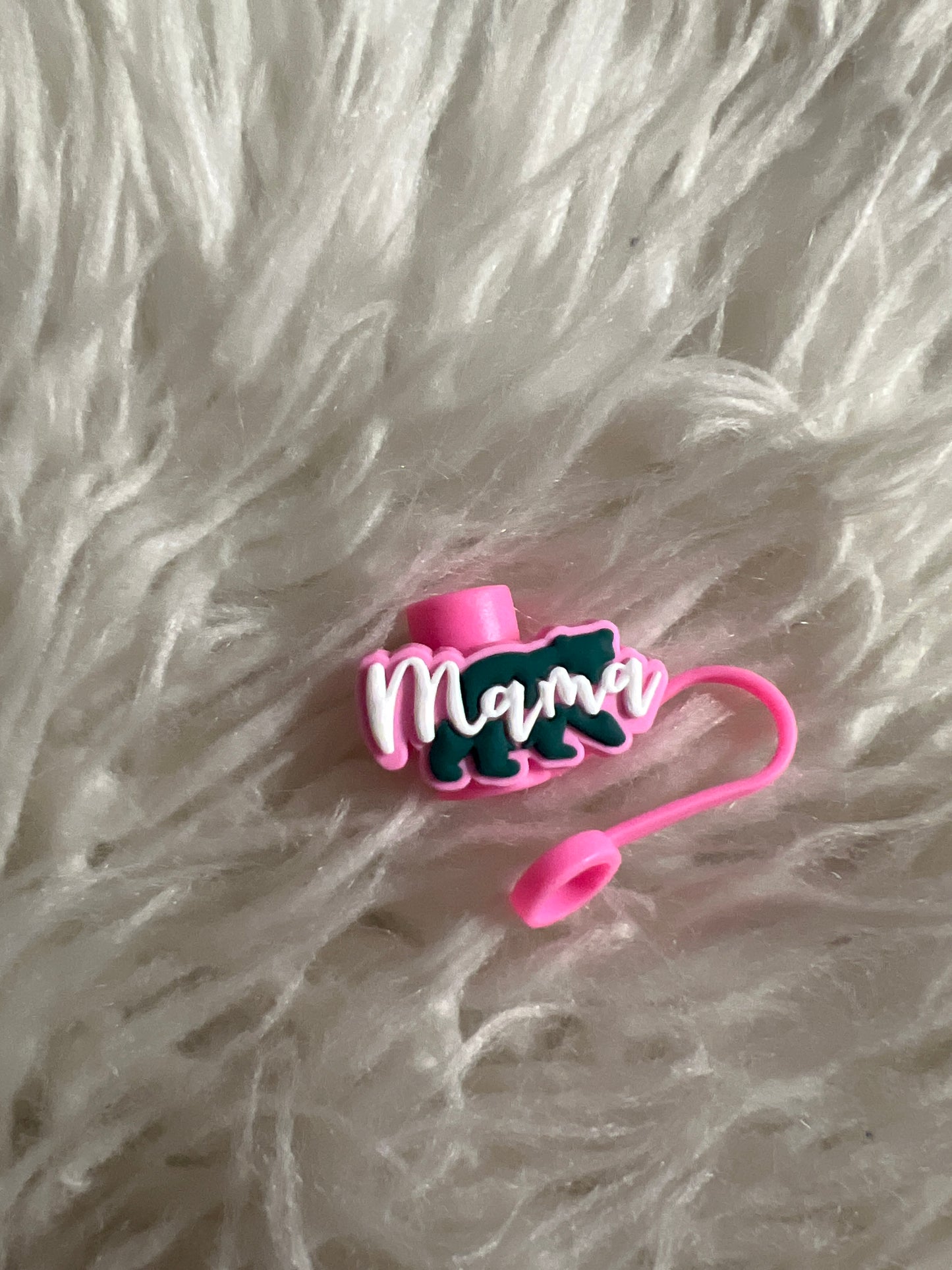 Straw topper mom