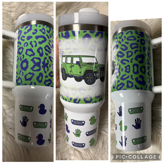 New 40 ounce stainless steel Tumblr with handle
