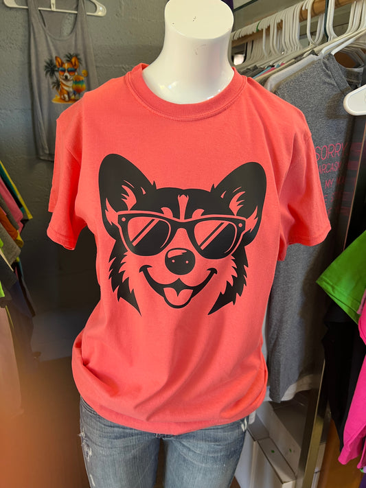 Corgi unisex short sleeve T-shirt size small