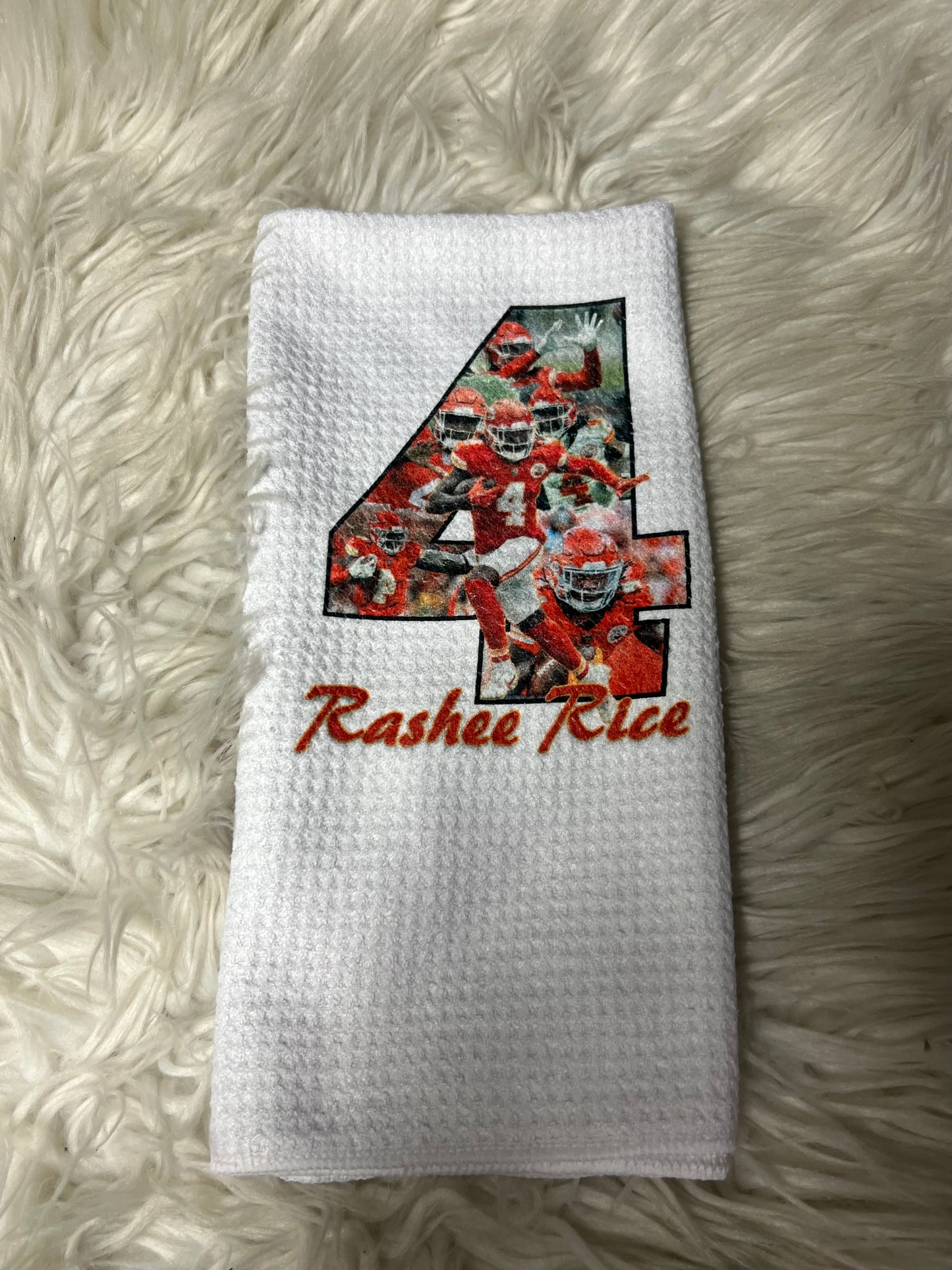 Decorative hand towel football