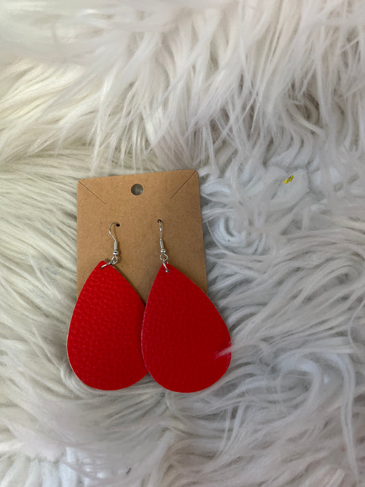 New faux leather  earring