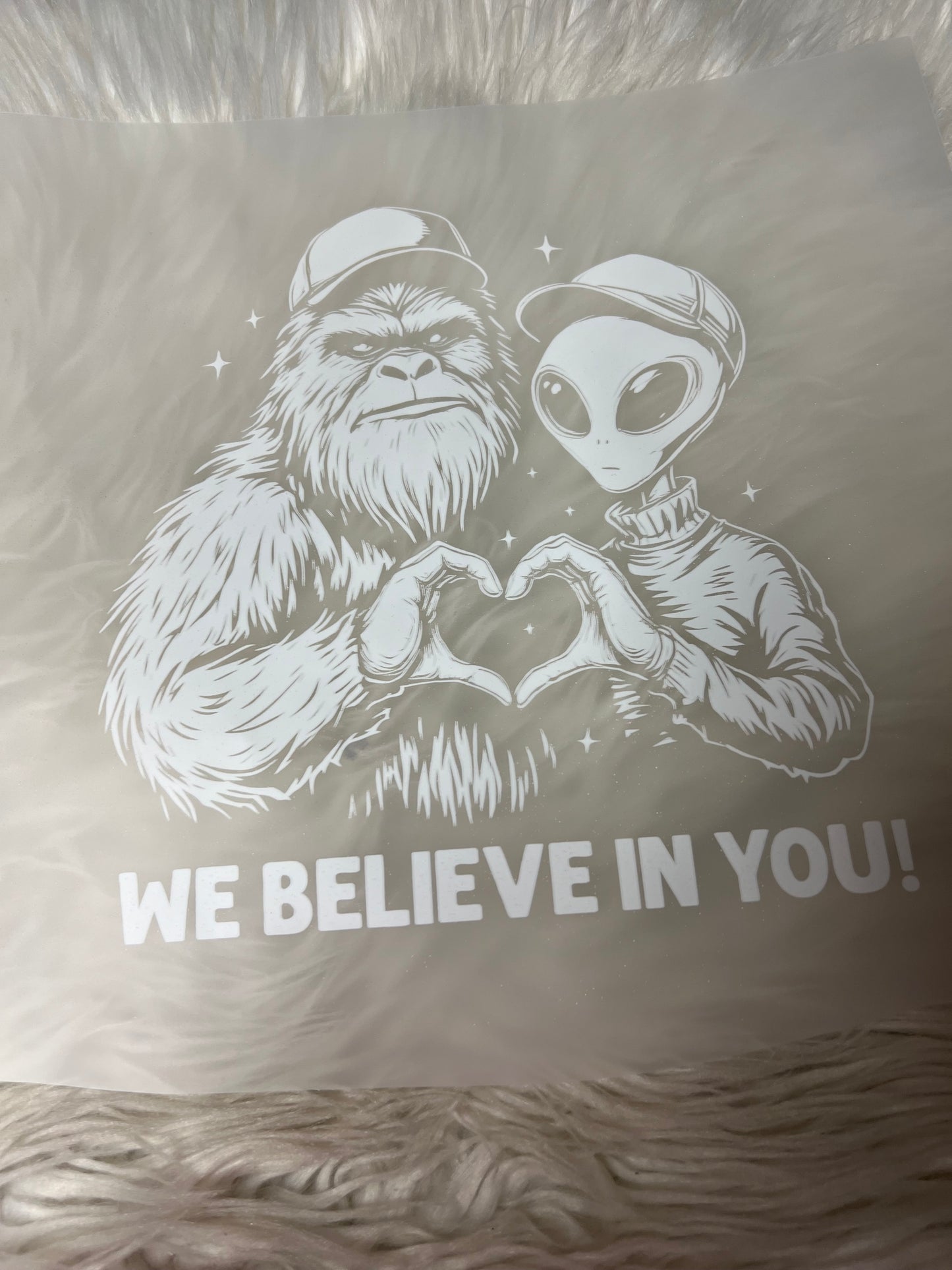DTF print Sasquatch
