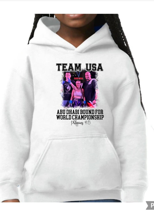 Aryanna Kimball unisex Gilden youth  hoodie