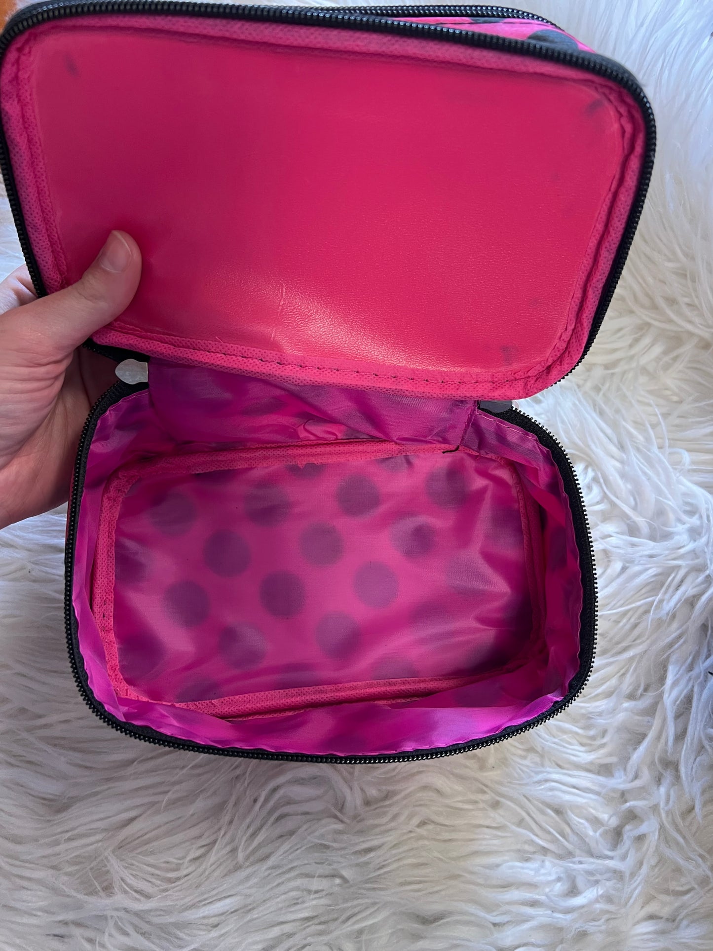 Brand new double layered a zipper bag