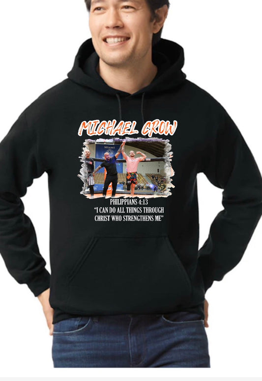 Michael Crow unisex Gilden adult hoodie