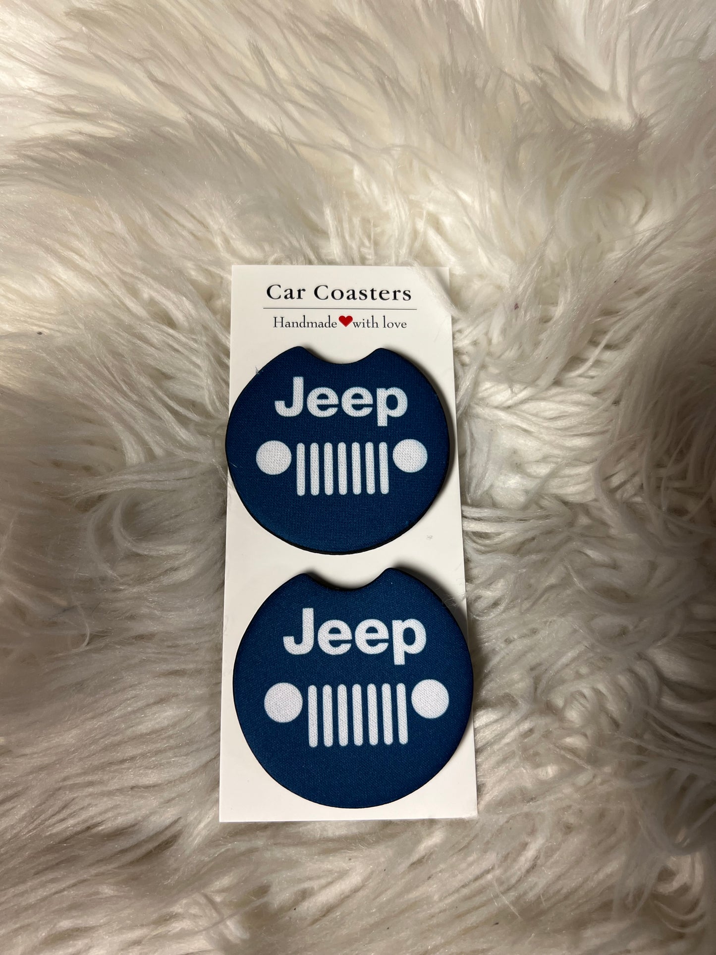 car coasters blue