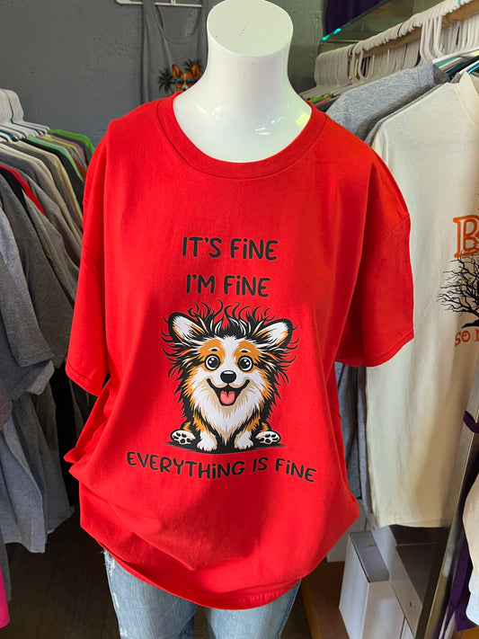 New  unisex T-shirt corgi