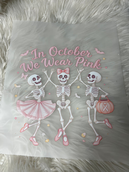 New  dtf in October we were pink