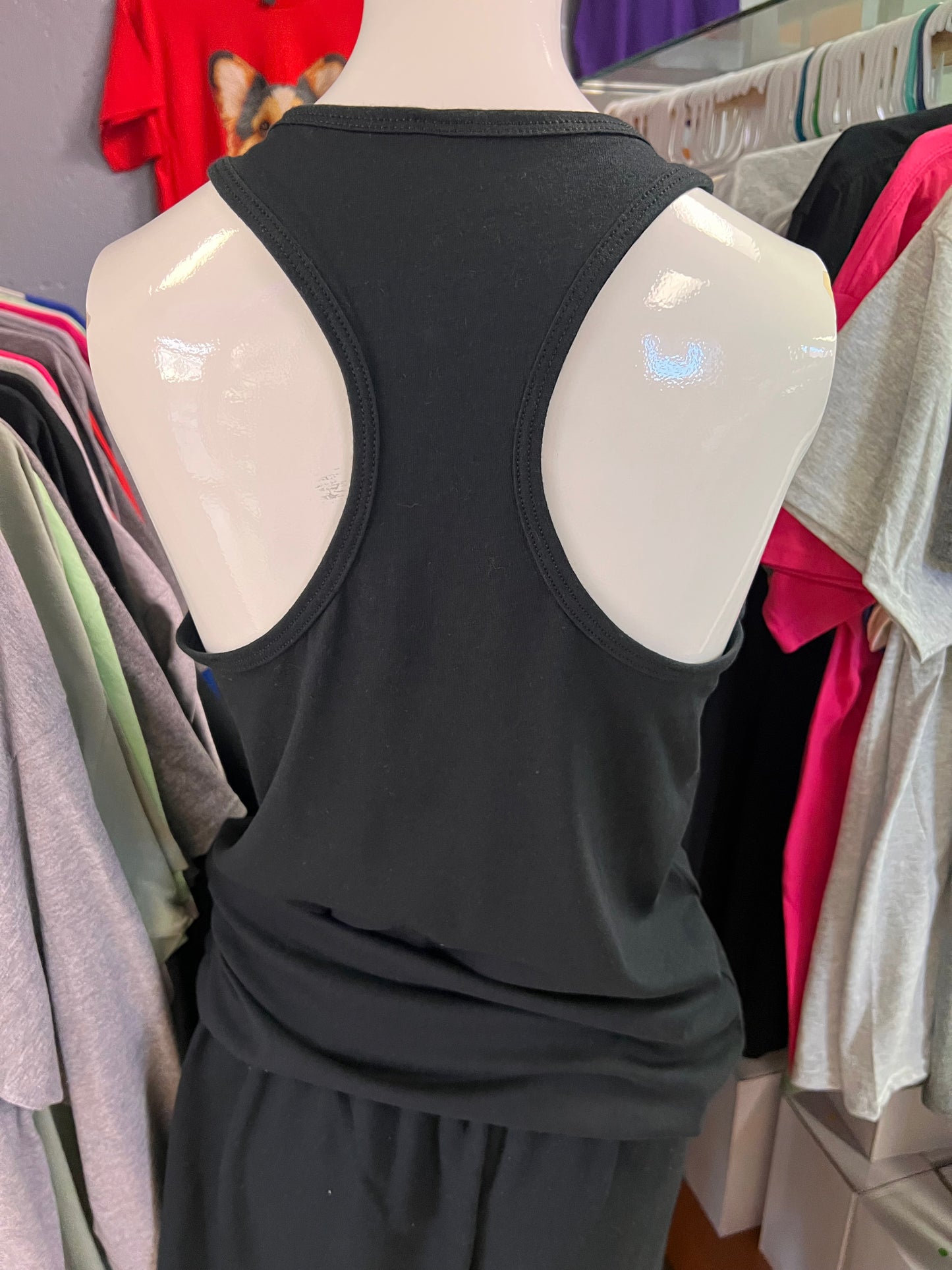 New ladies next level Razorback tank top funny workout