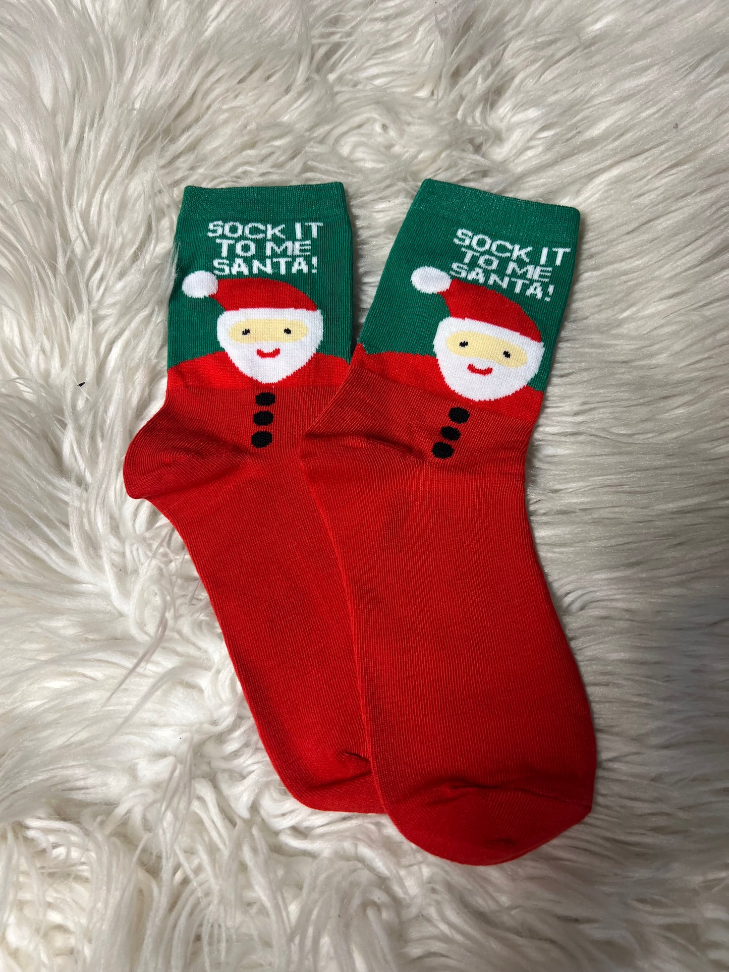 New adult one size Christmas socks