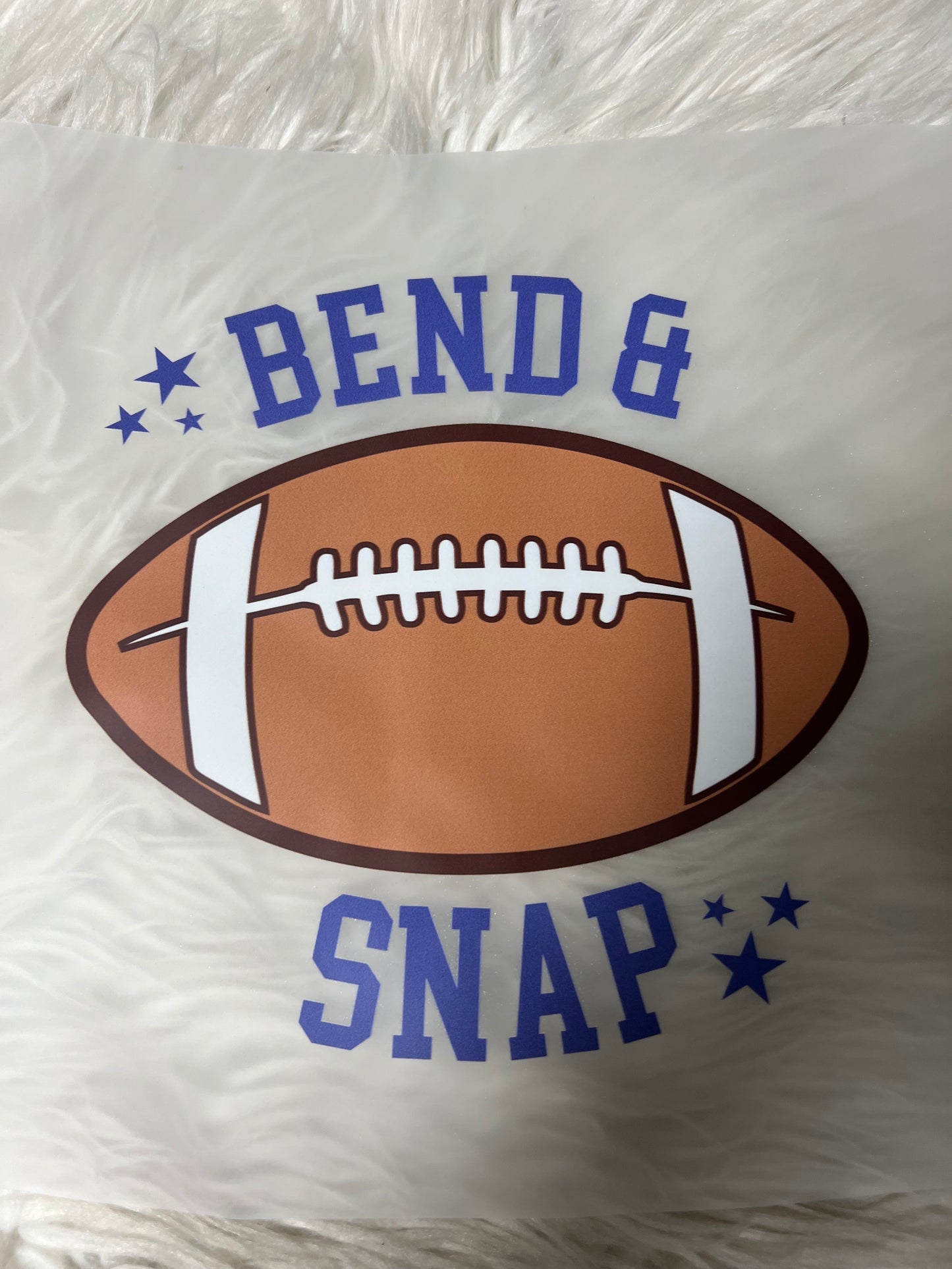 New DTF football bend and snap