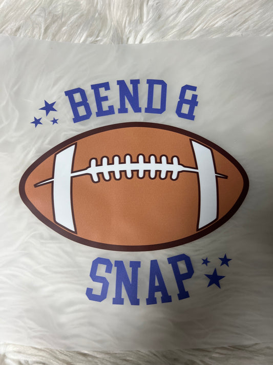 New DTF football bend and snap