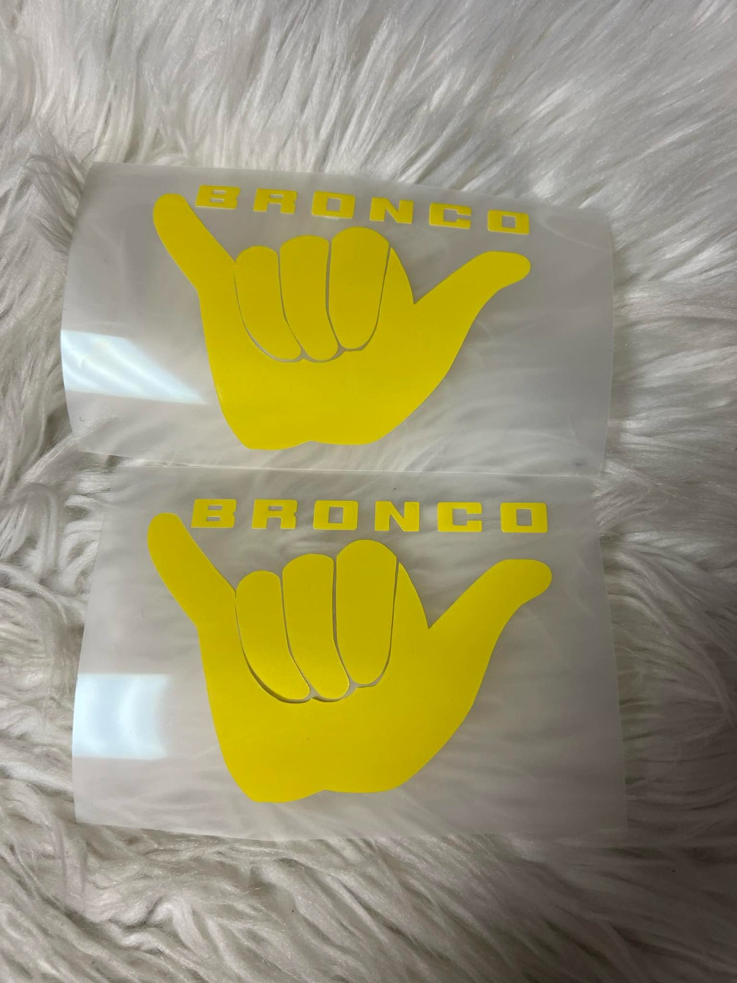 Vehicle wave car decals  yellow
