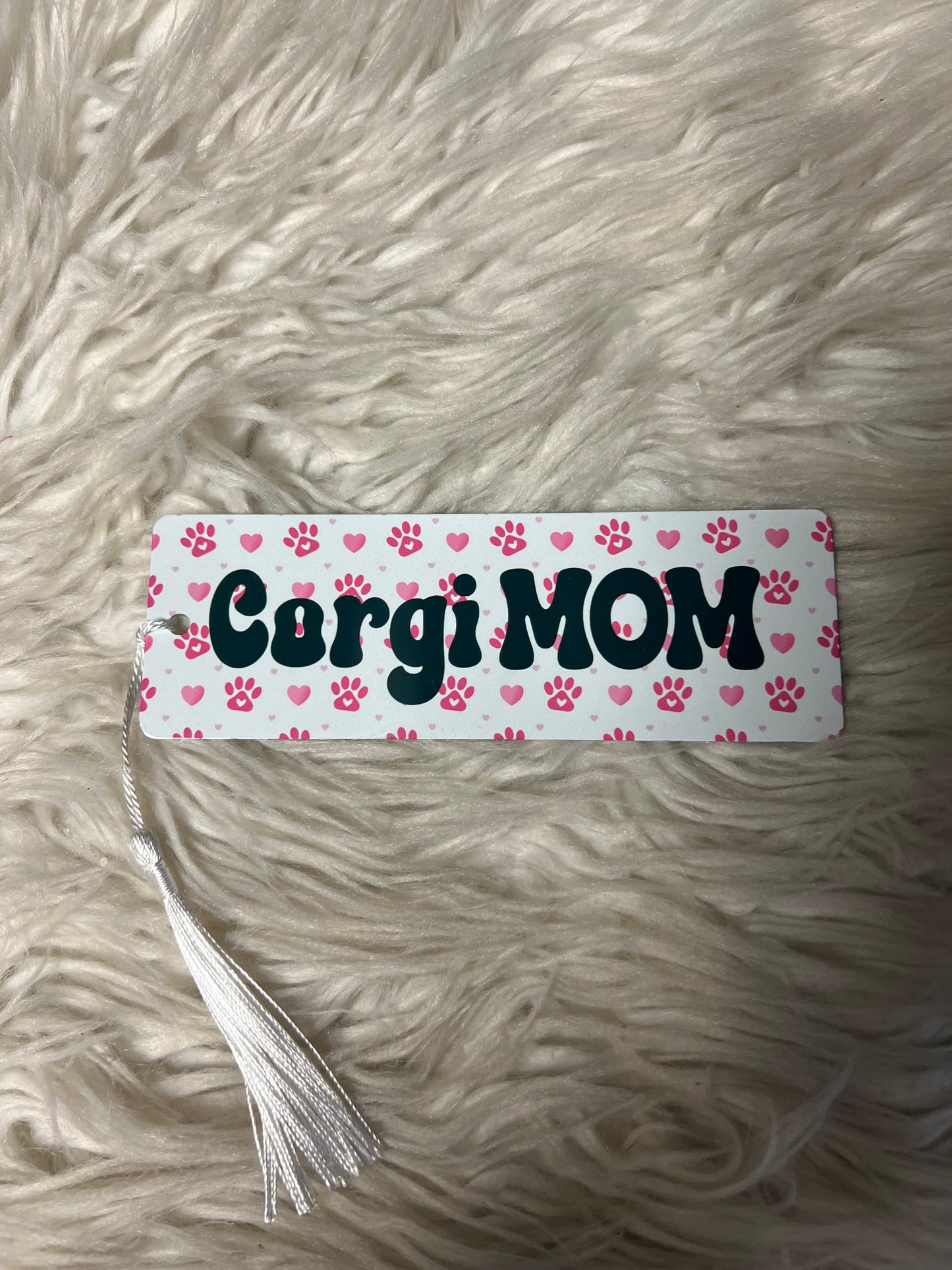 Bookmark corgi mom