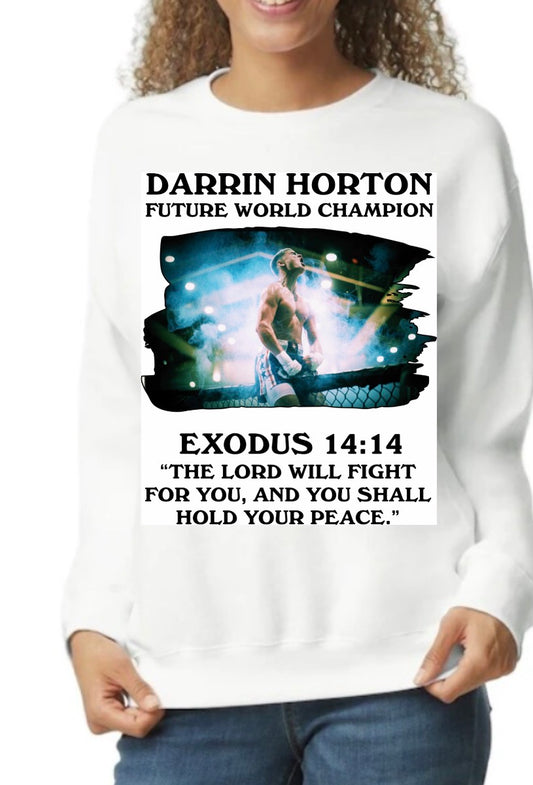 Darrin Horton unisex adult, crewneck sweatshirt, Gilden