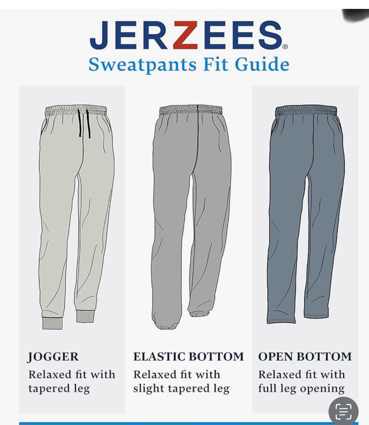 New unisex jerzees bottoms black with blue
