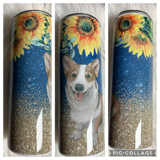 20 ounce Tumblr corgi