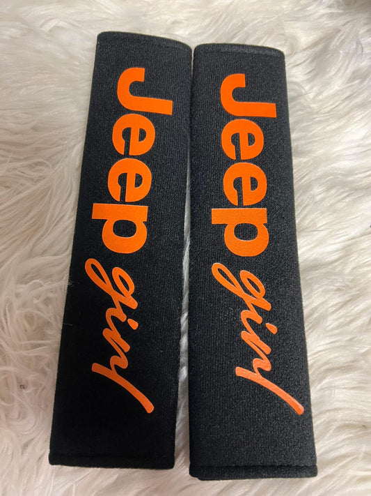 New seatbelt covers orange